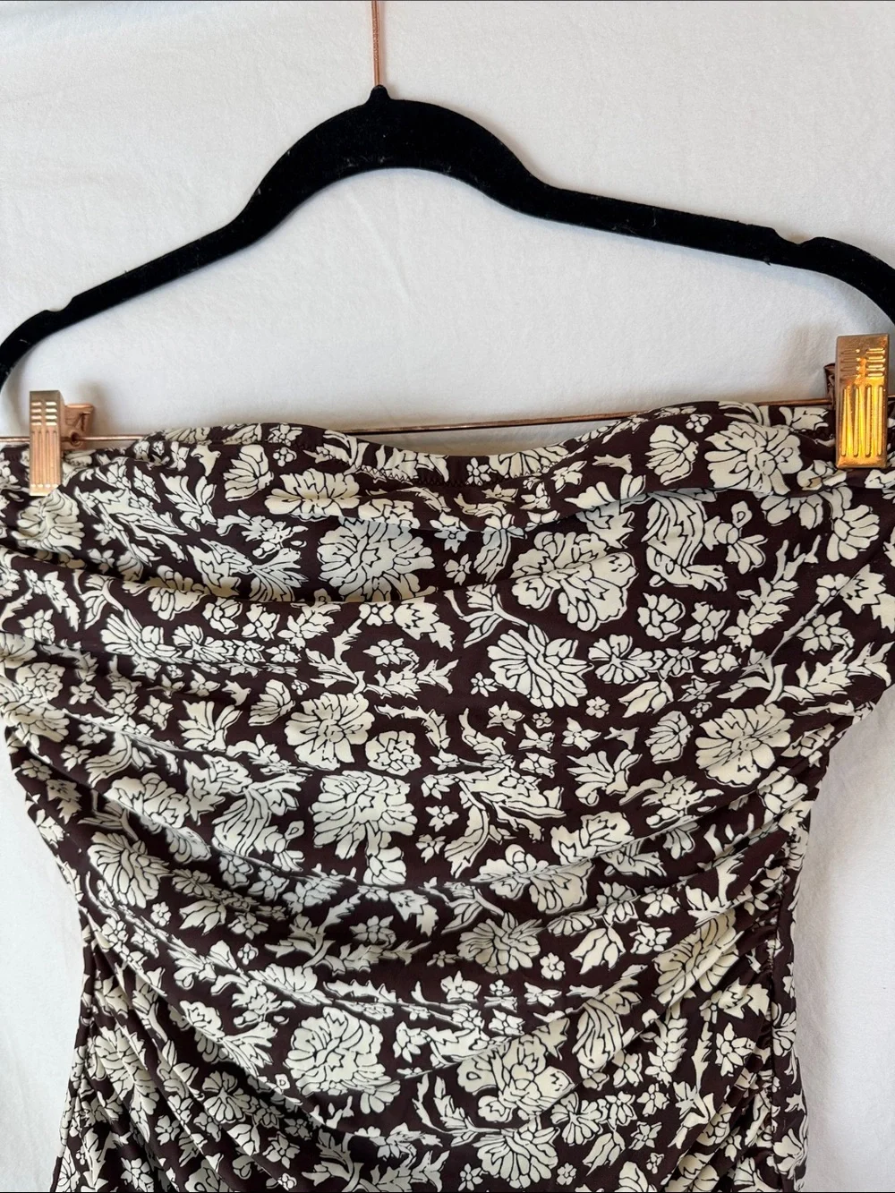 J. Crew One Piece Swimsuit Floral Women’s 14 - Picture 3 of 6